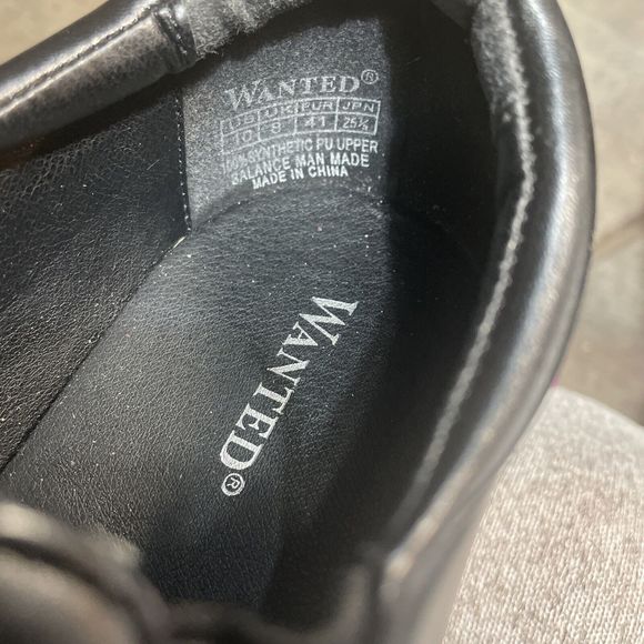 Wanted Hidden-Wedge Sneakers Bushkill Black Tag Says 10 Fits Like 9 - Picture 15 of 16